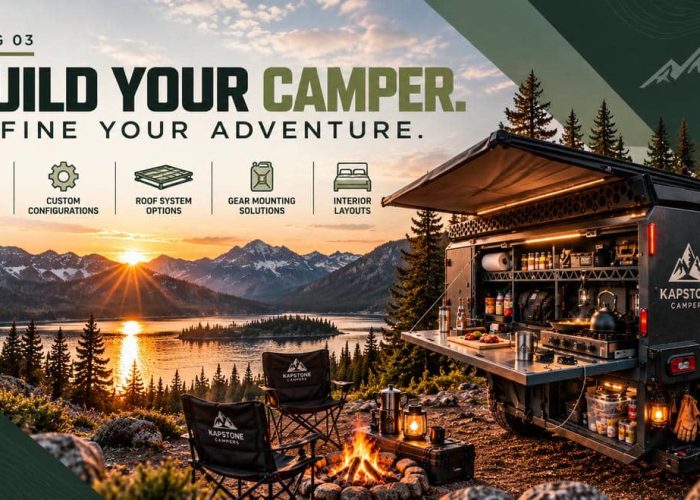 Build Your Camper at Golden Hour